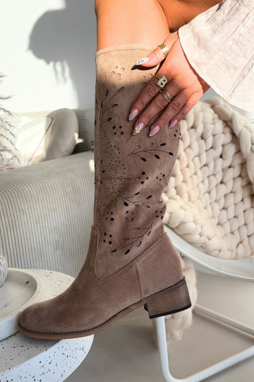  sieviešu garie zābaki  smilšu krāsas Helinna