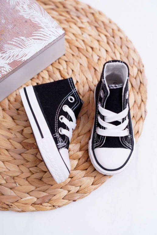 Bērnu apavi ar oļiem Melns Filemon