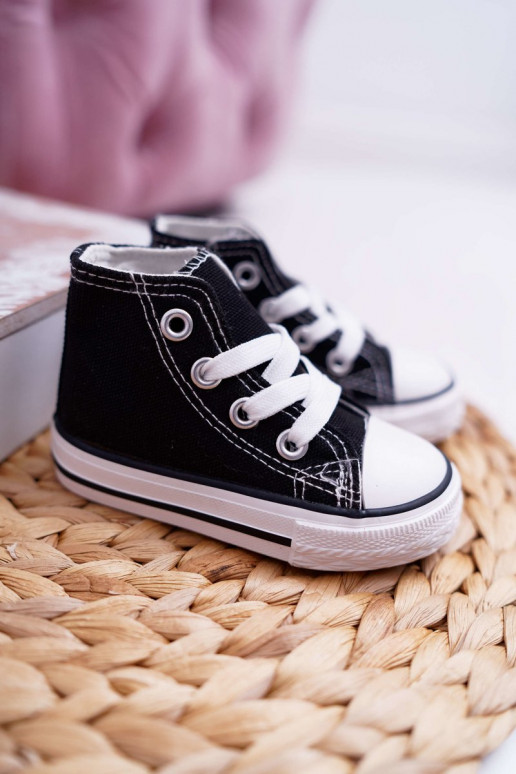 Bērnu apavi ar oļiem Melns Filemon