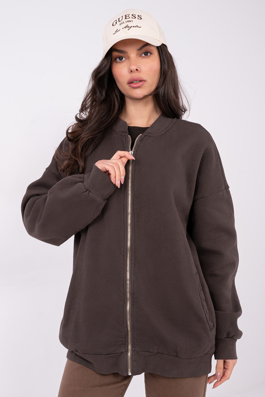 Tumši brūna blūze