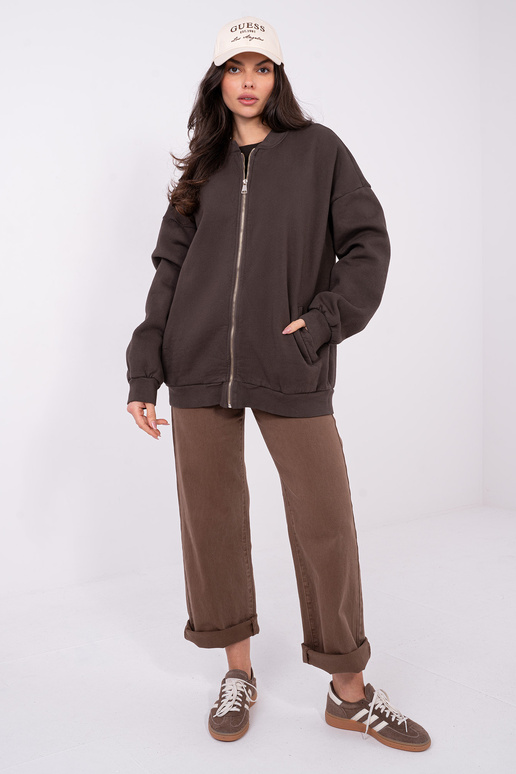 Tumši brūna blūze