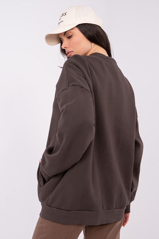 Tumši brūna blūze