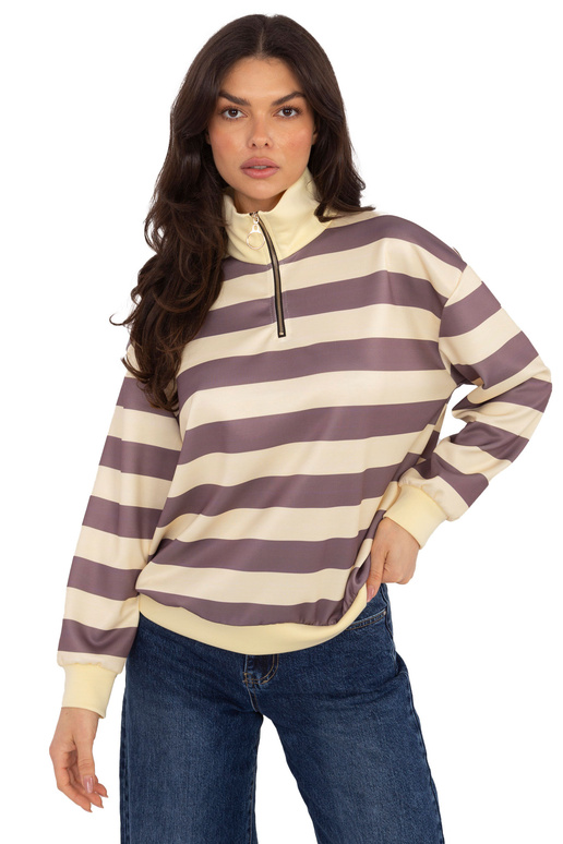 Tumši smilškrāsas blūze