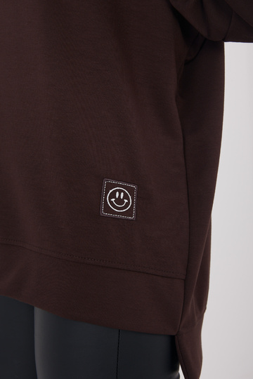 Tumši brūna blūze RV 2