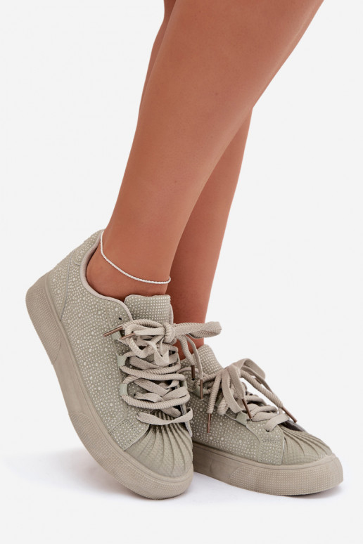 Dekorētas  modeļa apavi  Zaļas krāsas Calissea