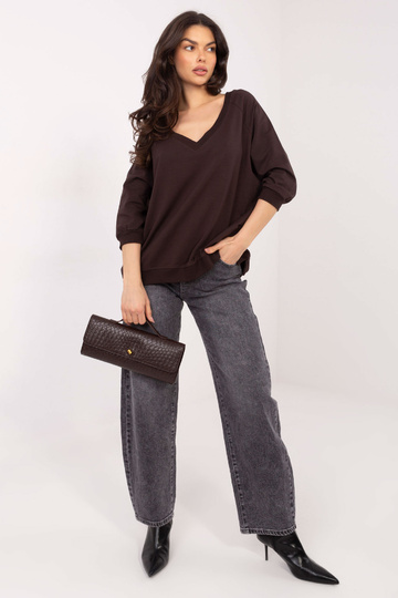 Tumši brūns blūzons 2