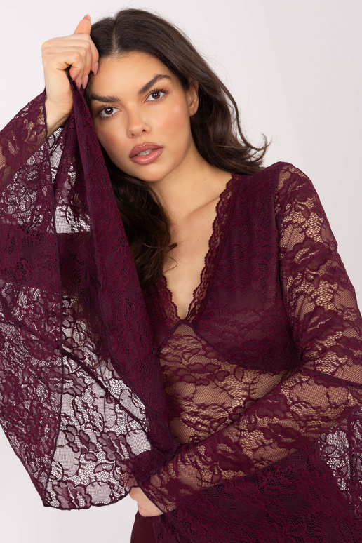 Blūze bordo krāsā