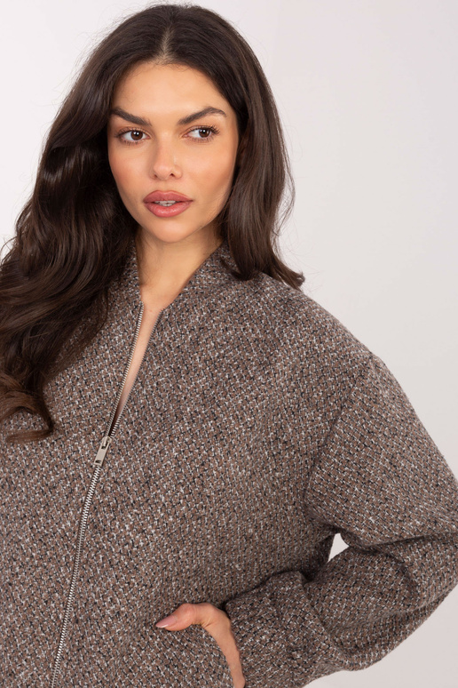 Tumši smilškrāsas blūzons