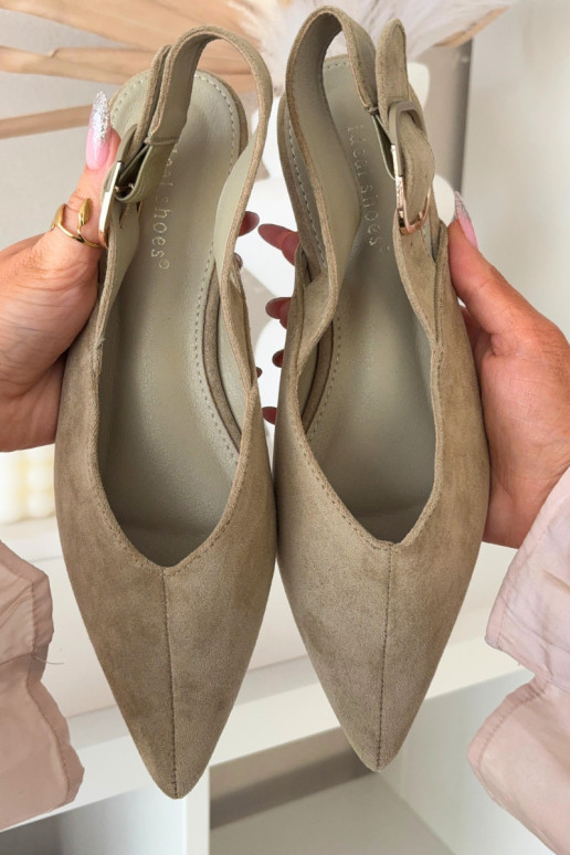 Balerīnas Sieviešu ar sprādzēm Zaļas krāsas Tanelia