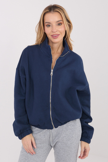 Zils džemperis ar kapuci 2