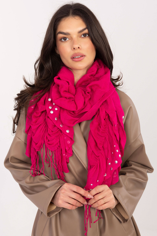 Fuksijas krāsas AT CH S lakatiņš