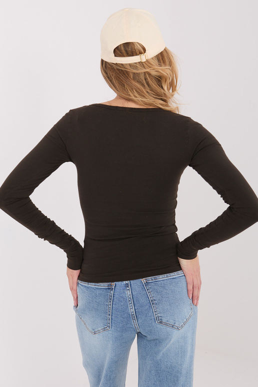 Tumši brūna blūze