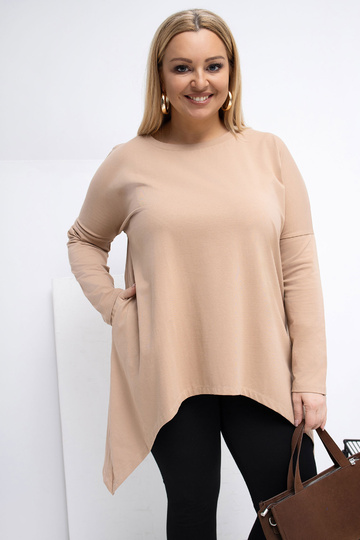 Blūze tumši smilškrāsā 2