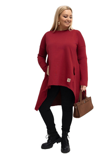 Tunika bordo krāsā 2