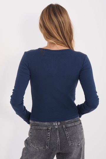 Blūze tumši zila 2