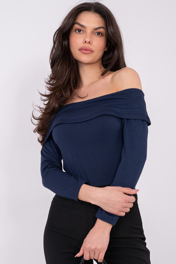 Blūze tumši zila 2