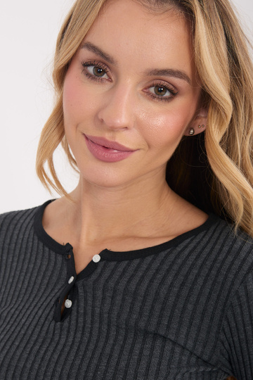 Blūze grafīta krāsā 2