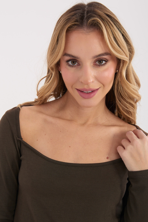 Blūze tumši brūna