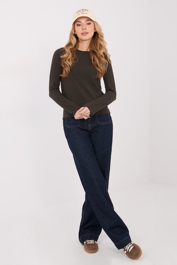 Tumši brūna blūze