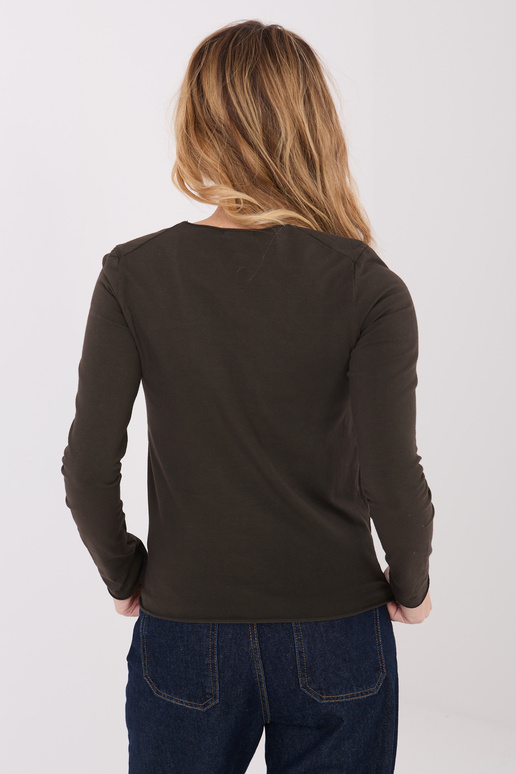 Tumši brūna blūze