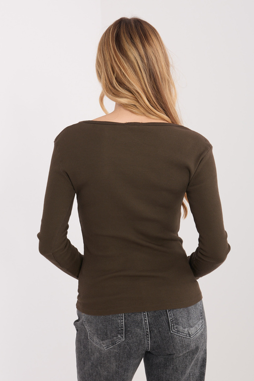 Tumši brūna blūze