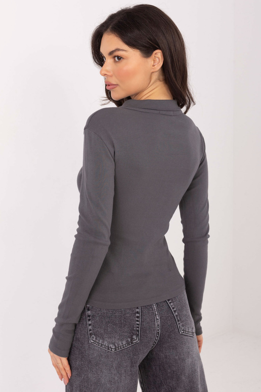 Grafīta krāsas blūze