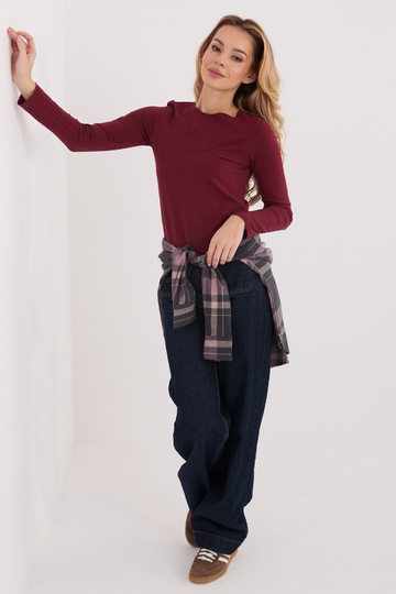 Blūze bordo krāsā 2