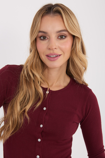 Blūze bordo krāsā 2