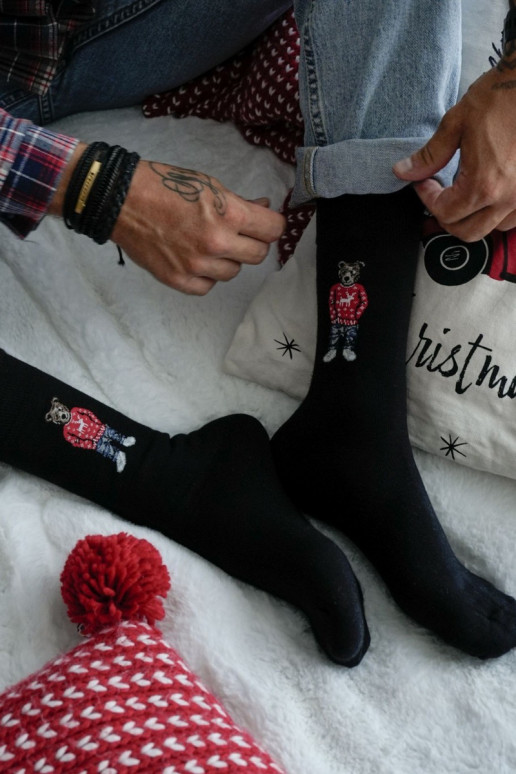 Vīriešu zeķes Okularach Melns