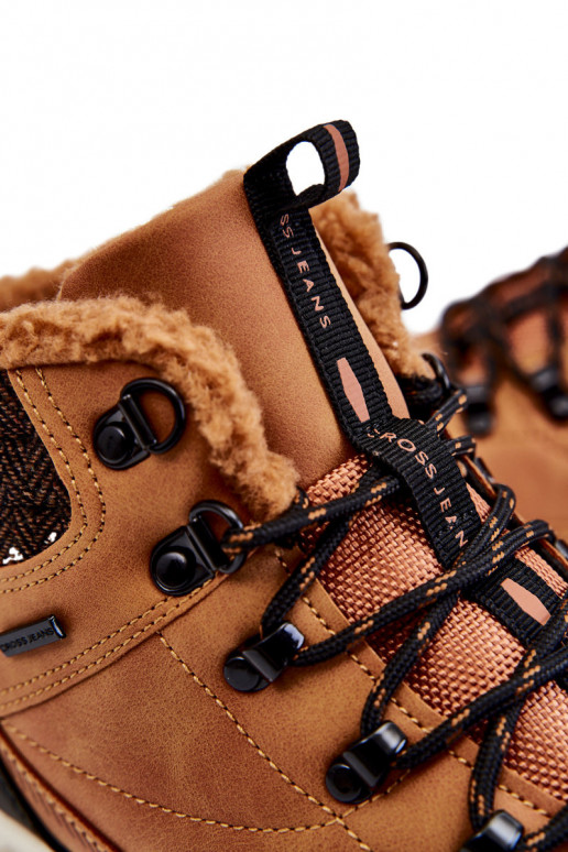  siltināti Sieviešu puszābaki pārgājienu zābaki Cross  KK1R4021C Camel