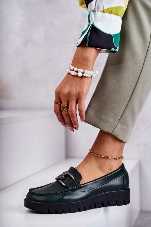 Laque apavi  ar platformu Zaļas krāsas Kjersti