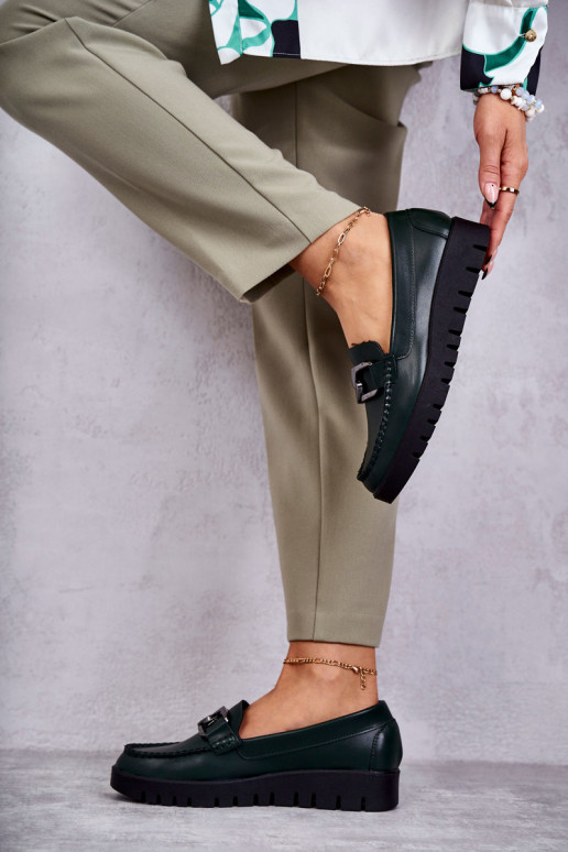 Laque apavi  ar platformu Zaļas krāsas Kjersti