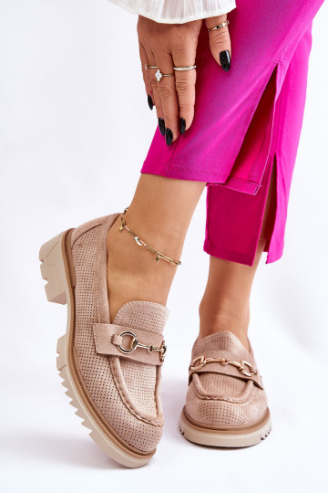   apavi Mokasīni smilšu krāsas Kolton 2