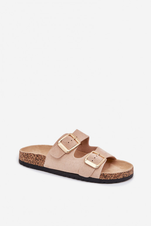 sieviešu čības Z u Zelta krāsas ar sprādzītēm smilšu krāsas Vorella