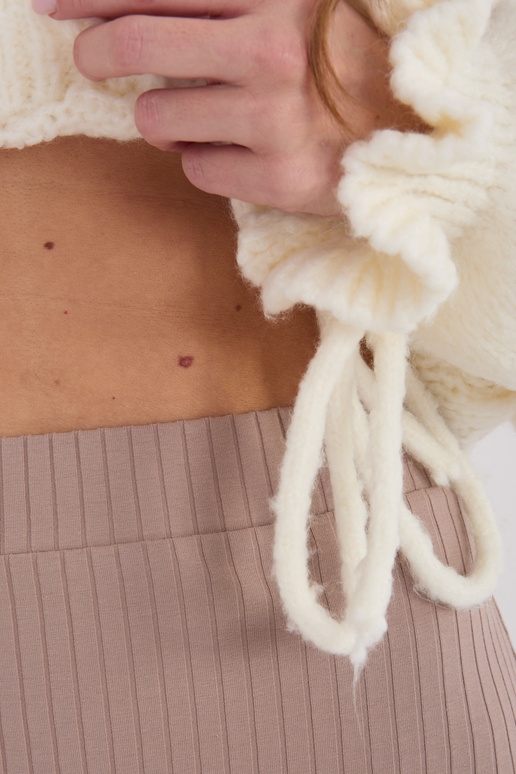 Svārki tumši smilškrāsas