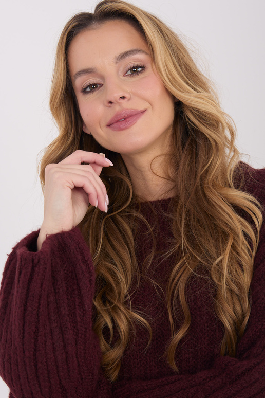 Džemperis bordo krāsā