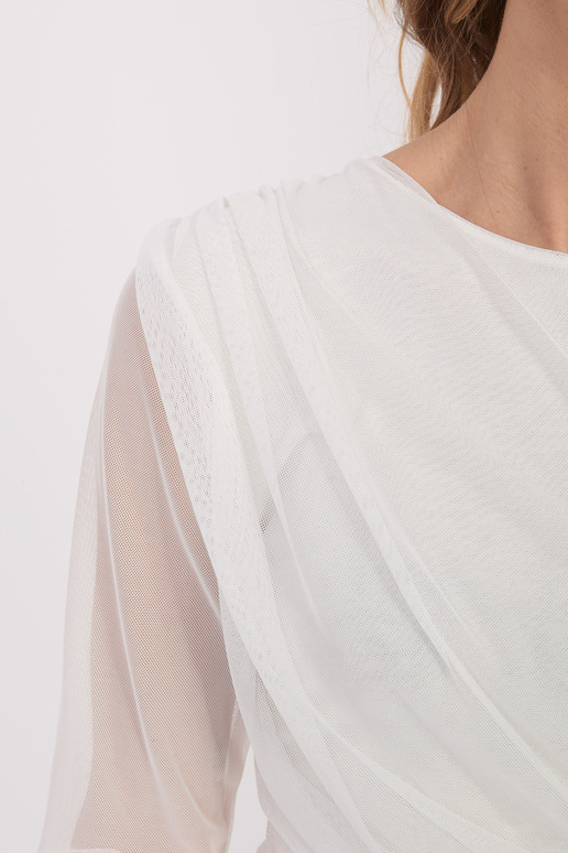 Sieviešu balta blūze