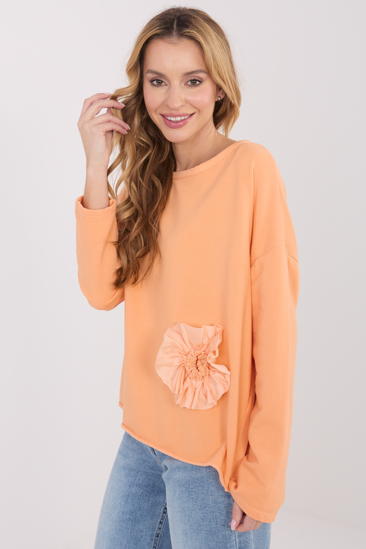 Gaiši oranža IT blūze