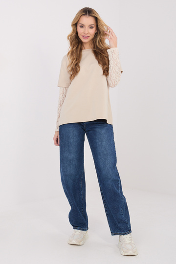 Smilšu krāsas MI blūze