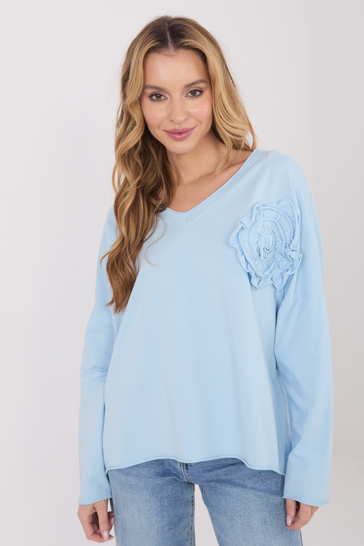 Gaiši zili IT T-krekli