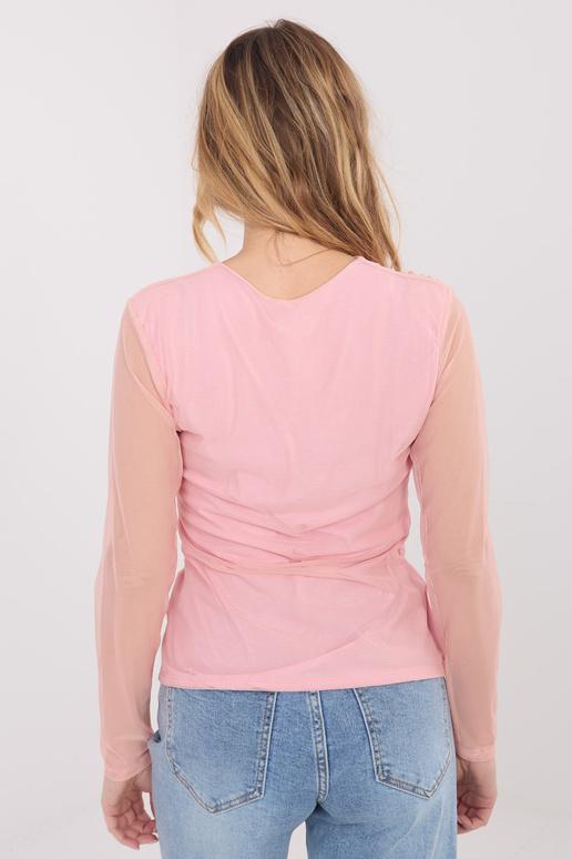 Gaiši rozā IT blūze