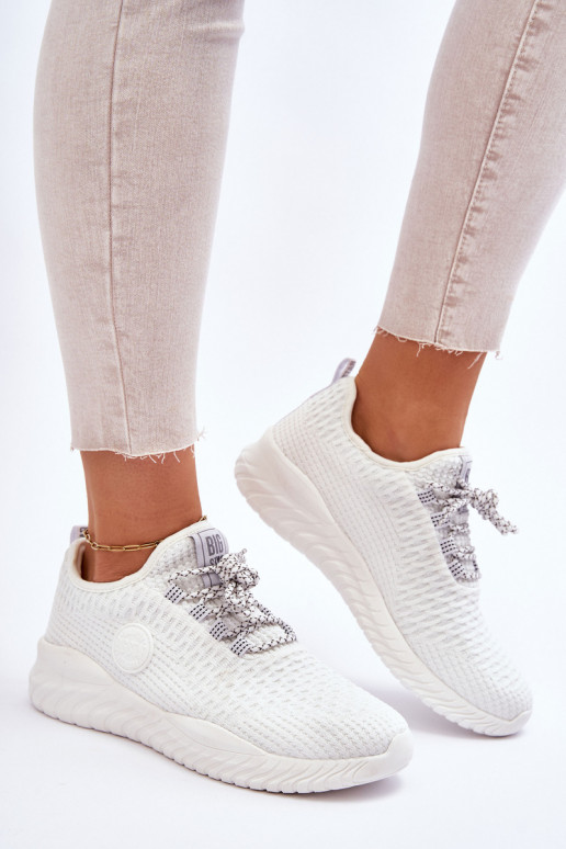  Sportiska stila apavi Memory Foam Big Star HH274296 baltas krāsas