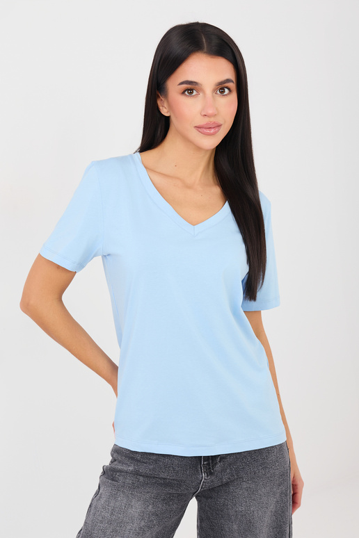 T-krekli ar īsām piedurknēm gaiši zili