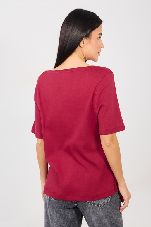 Bordo krāsas T-krekli