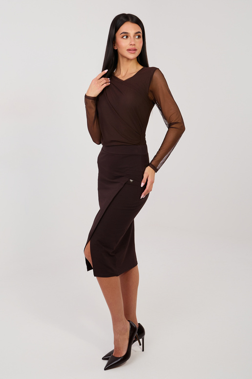 Svārki tumši brūni