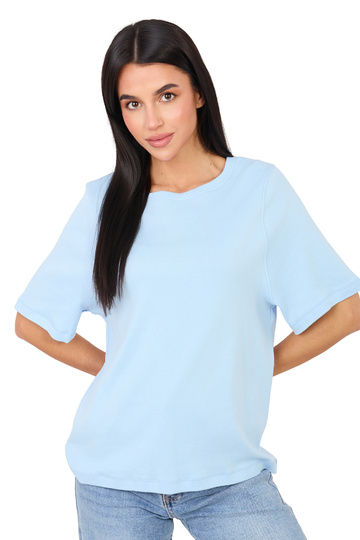 Īsroku krekliņi gaiši zili 2