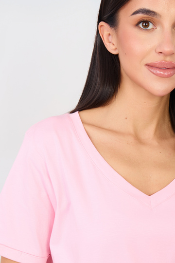 Īsroku krekliņi gaiši rozā 2