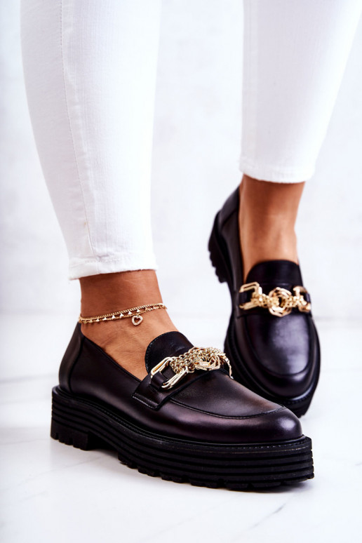  apavi Zelta krāsas Ozdoba   Laura Messi 2383 Melns