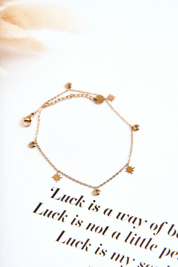 Potītes rokassprādze   Zelta krāsas