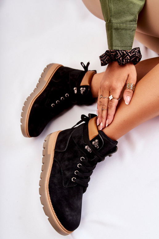 sieviešu zābaki ar platformu Melns Ressa